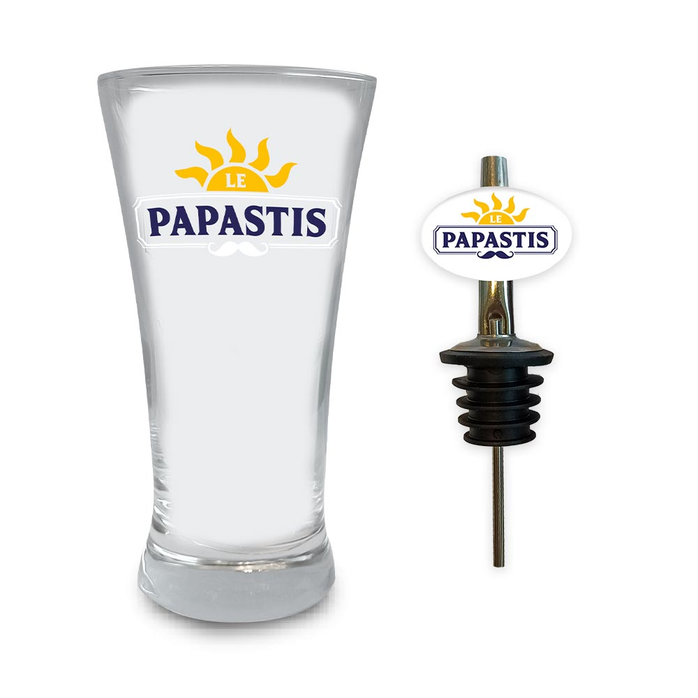 Coffret verre "Le Papastis"
